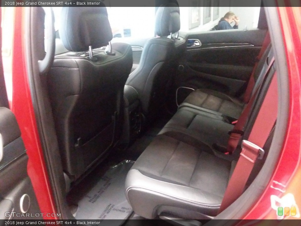 Black Interior Rear Seat for the 2018 Jeep Grand Cherokee SRT 4x4 #128600356