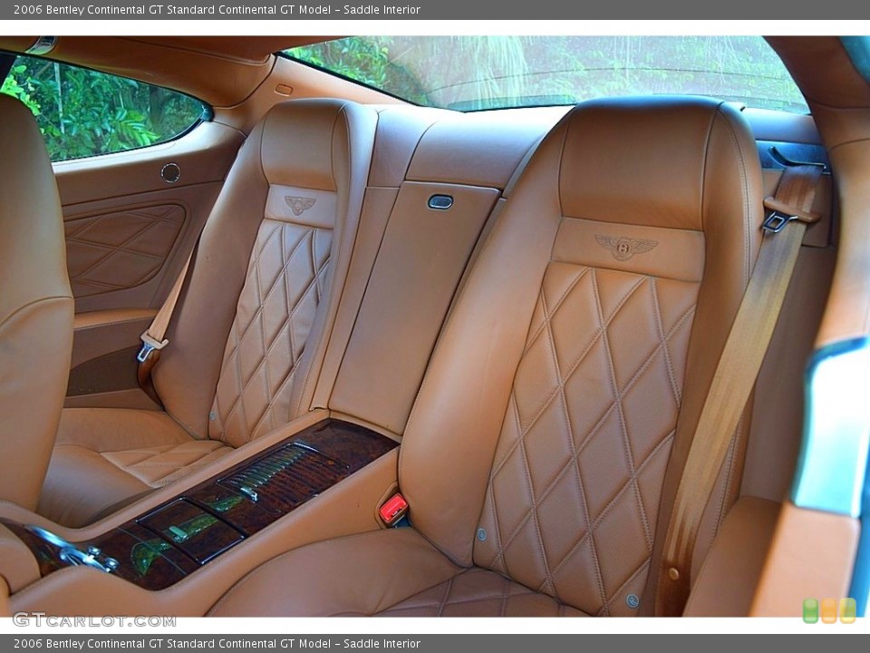 Saddle Interior Rear Seat for the 2006 Bentley Continental GT  #128603517