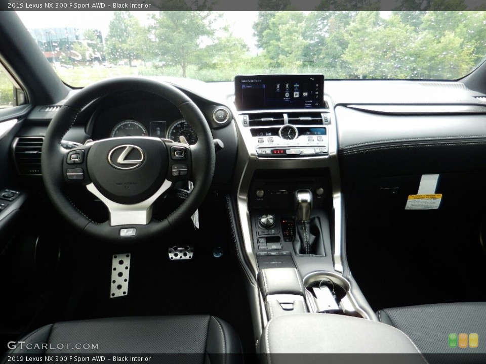 Black Interior Dashboard for the 2019 Lexus NX 300 F Sport AWD #128605789