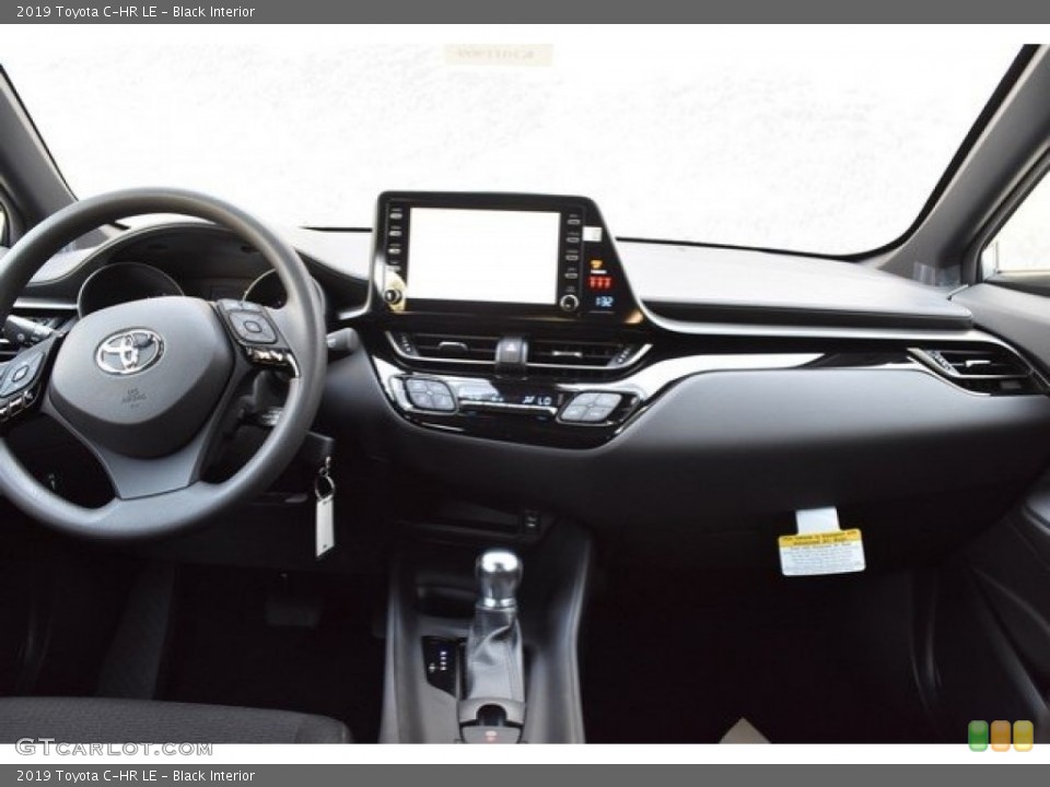 Black Interior Dashboard for the 2019 Toyota C-HR LE #128607750