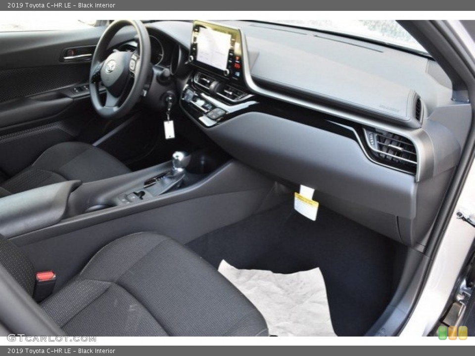 Black Interior Dashboard for the 2019 Toyota C-HR LE #128607791