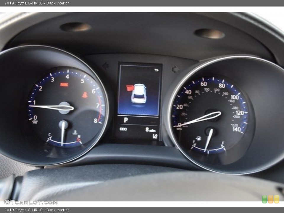 Black Interior Gauges for the 2019 Toyota C-HR LE #128608086