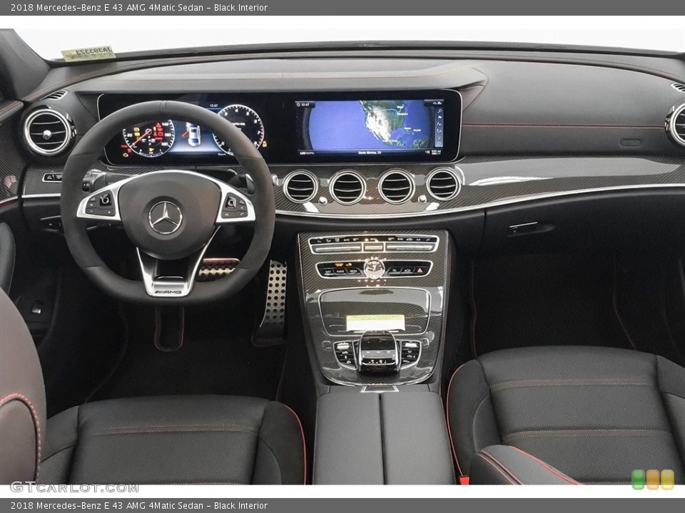 Black Interior Dashboard for the 2018 Mercedes-Benz E 43 AMG 4Matic Sedan #128611572