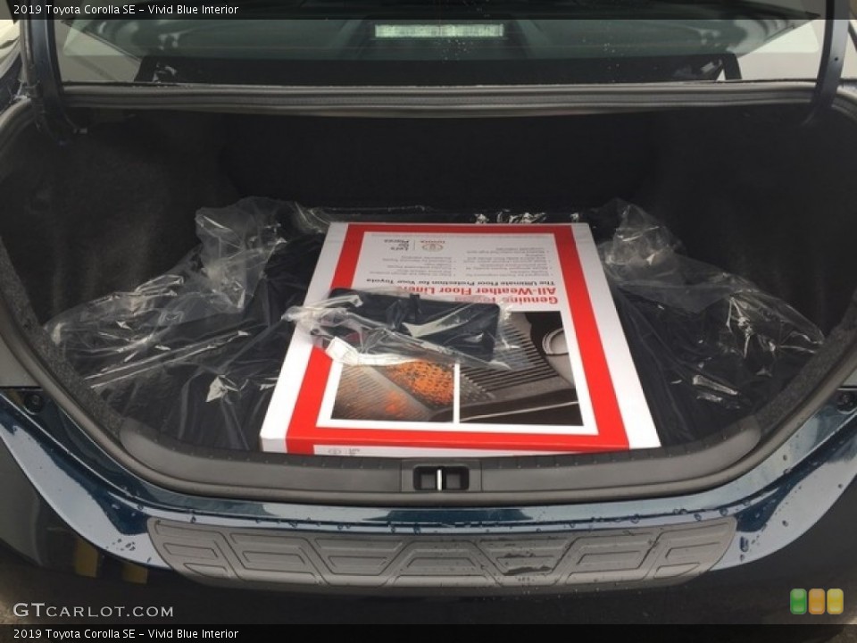 Vivid Blue Interior Trunk for the 2019 Toyota Corolla SE #128614134