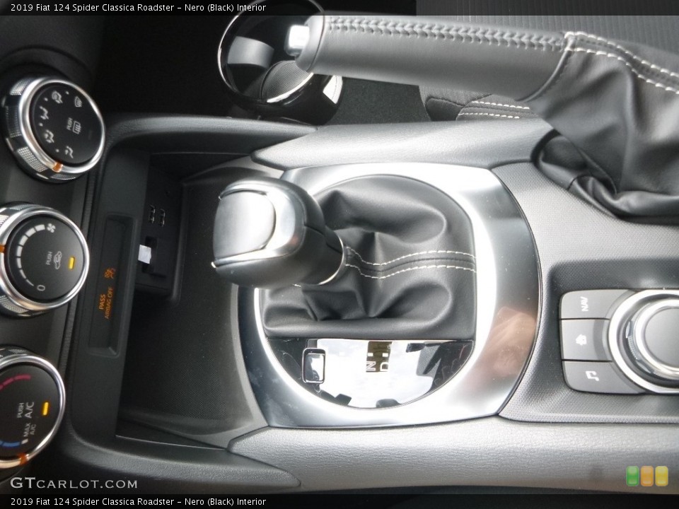 Nero (Black) Interior Transmission for the 2019 Fiat 124 Spider Classica Roadster #128623431