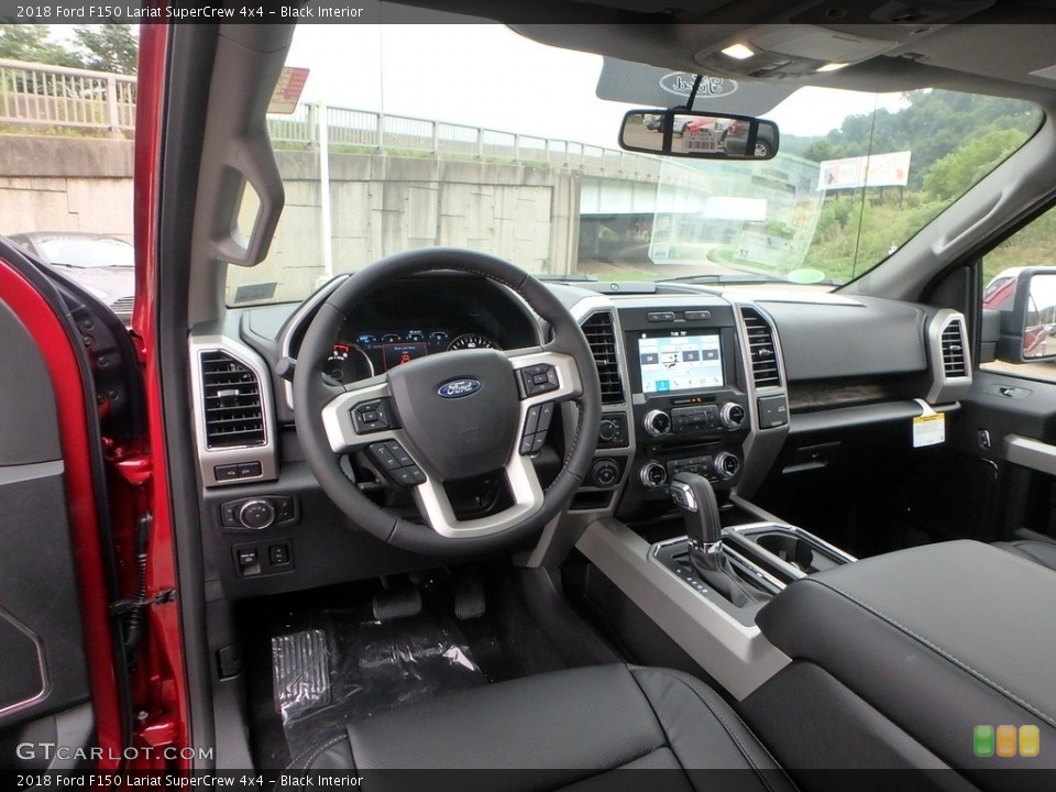 Black Interior Photo for the 2018 Ford F150 Lariat SuperCrew 4x4 #128639929