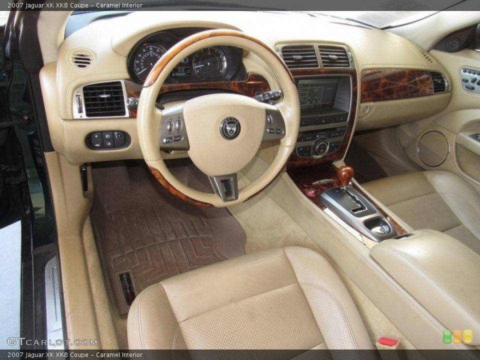 Caramel Interior Dashboard for the 2007 Jaguar XK XK8 Coupe #128649877