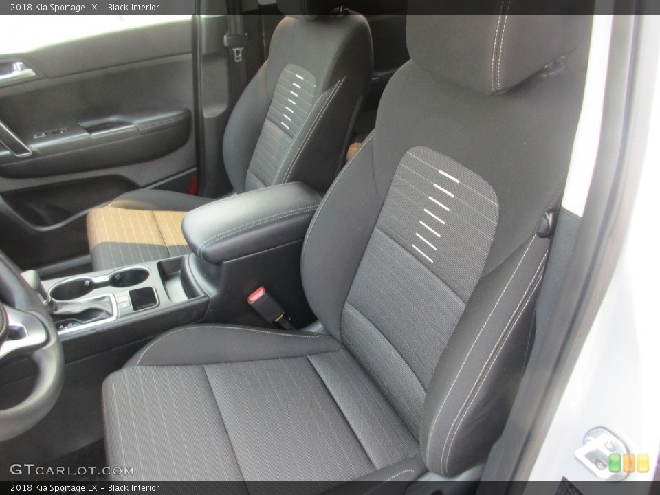 Black Interior Front Seat for the 2018 Kia Sportage LX #128654557