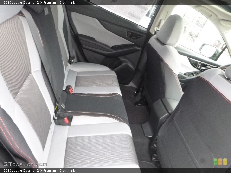 Gray Interior Rear Seat for the 2019 Subaru Crosstrek 2.0i Premium #128657809