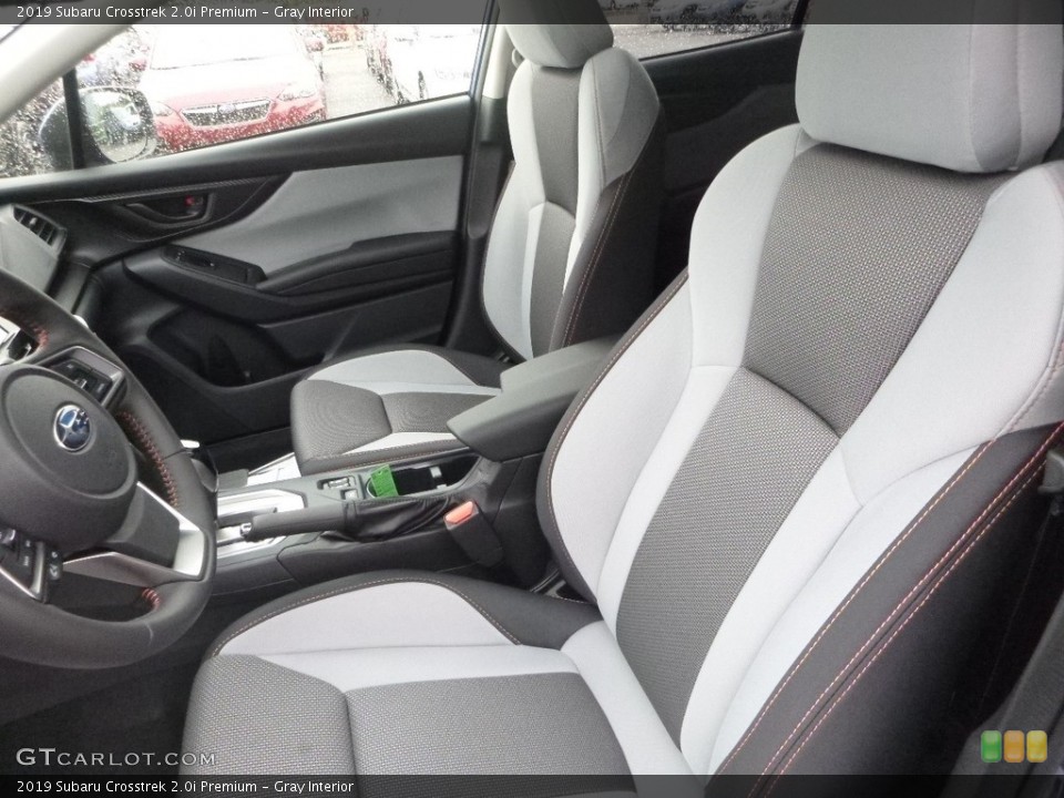 Gray Interior Front Seat for the 2019 Subaru Crosstrek 2.0i Premium #128657842