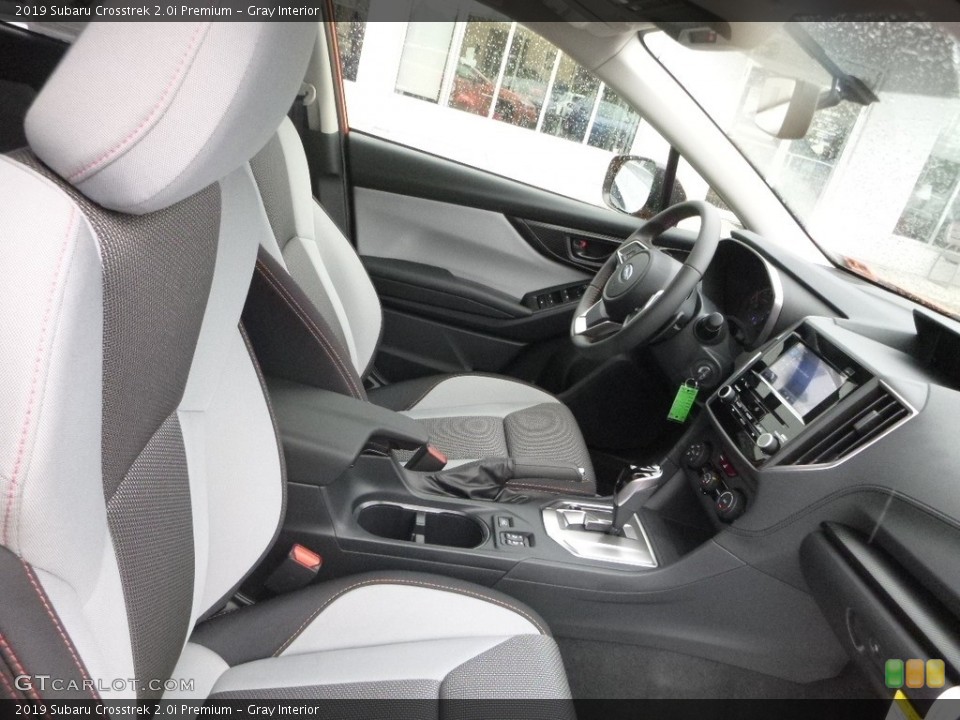 Gray Interior Front Seat for the 2019 Subaru Crosstrek 2.0i Premium #128658070