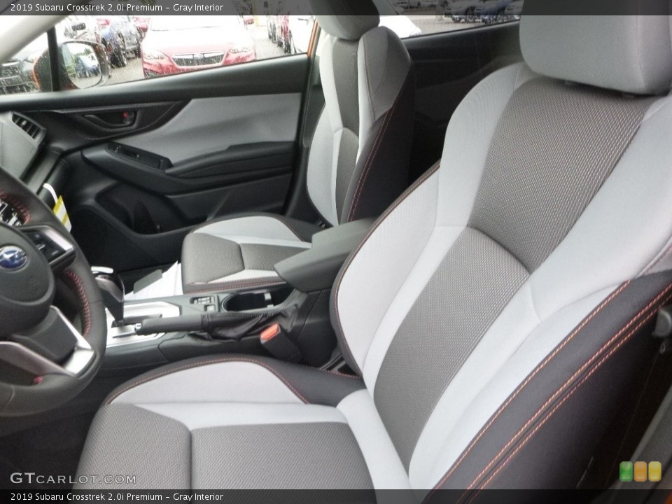 Gray Interior Front Seat for the 2019 Subaru Crosstrek 2.0i Premium #128658127