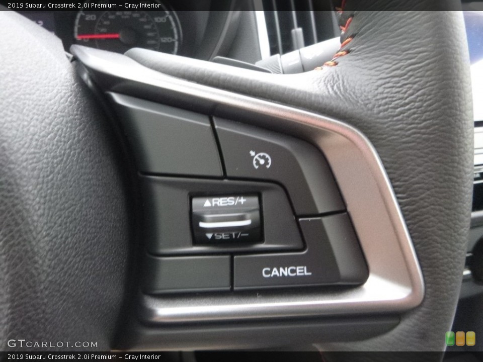 Gray Interior Steering Wheel for the 2019 Subaru Crosstrek 2.0i Premium #128658187