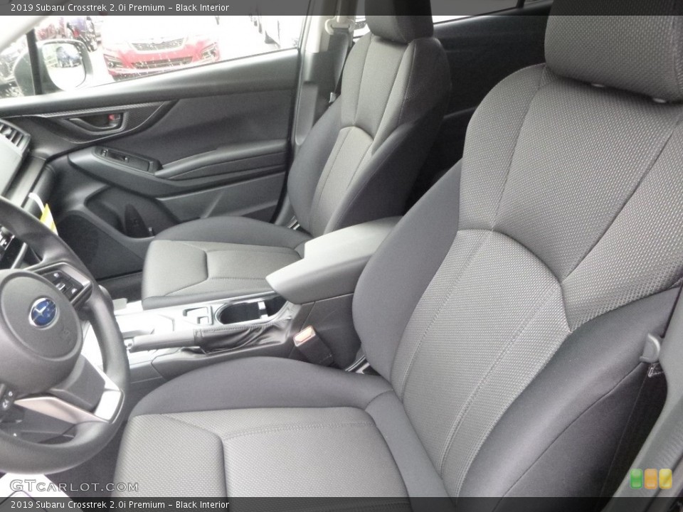 Black Interior Front Seat for the 2019 Subaru Crosstrek 2.0i Premium #128658576