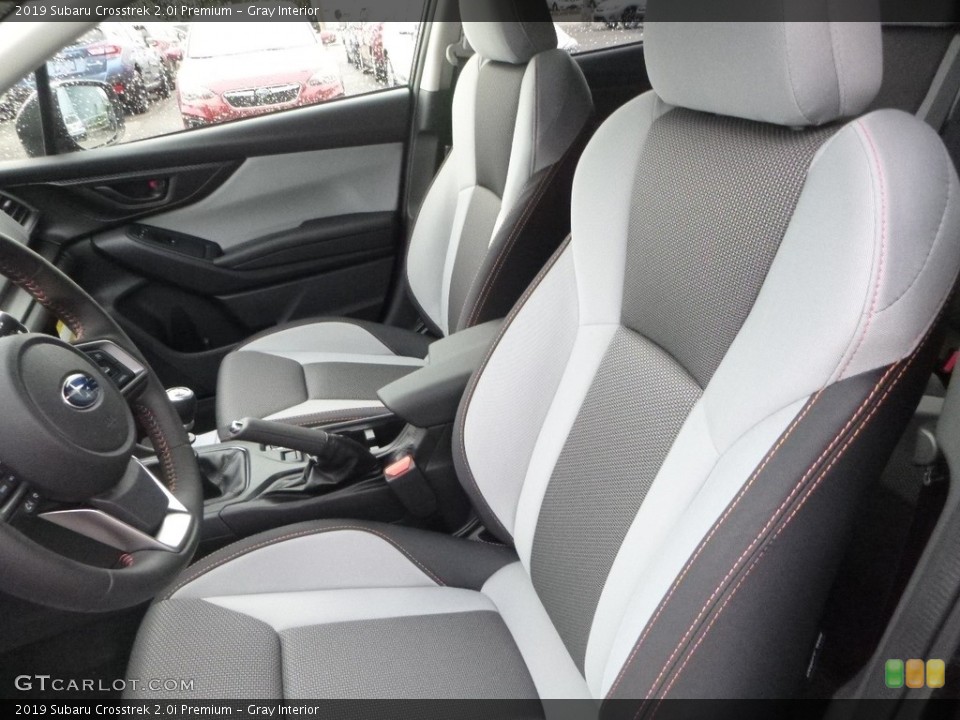 Gray Interior Front Seat for the 2019 Subaru Crosstrek 2.0i Premium #128659021