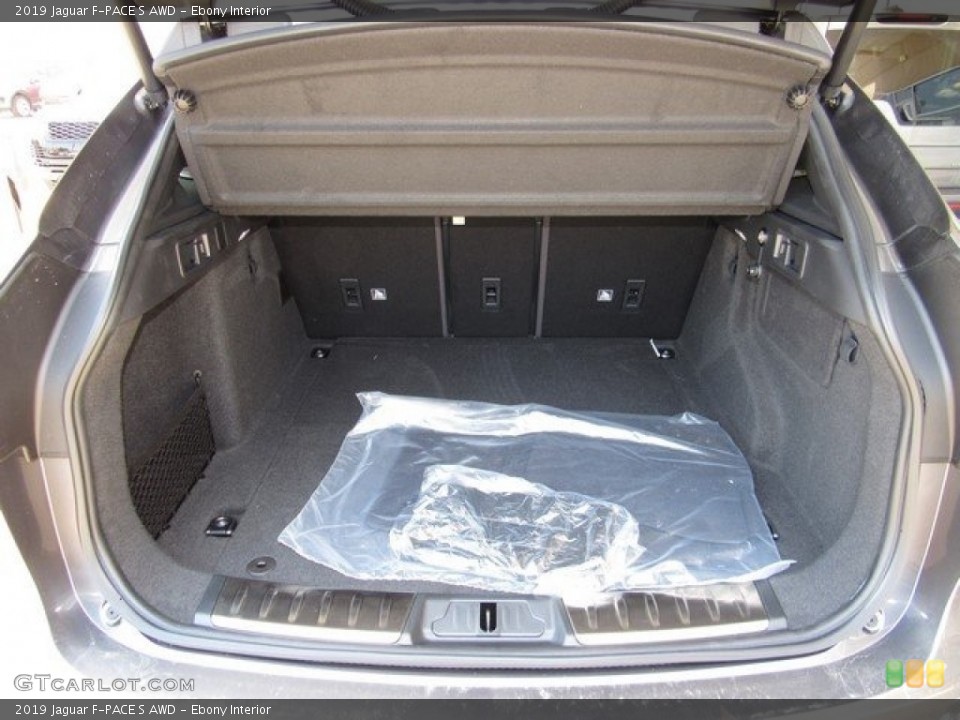 Ebony Interior Trunk for the 2019 Jaguar F-PACE S AWD #128670079
