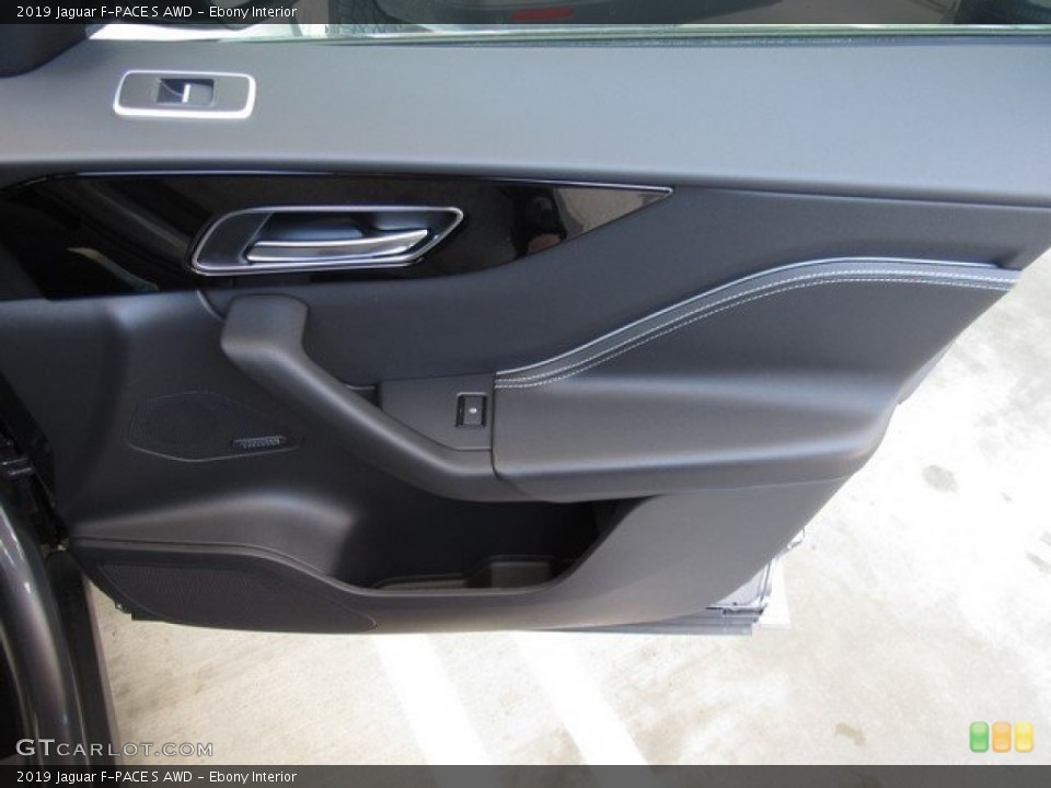 Ebony Interior Door Panel for the 2019 Jaguar F-PACE S AWD #128670115