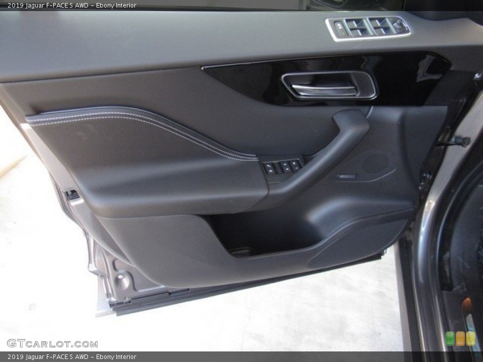 Ebony Interior Door Panel for the 2019 Jaguar F-PACE S AWD #128670139