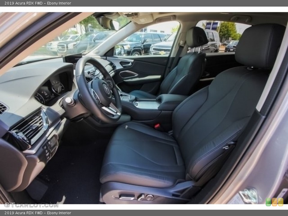 Ebony Interior Front Seat for the 2019 Acura RDX FWD #128674029