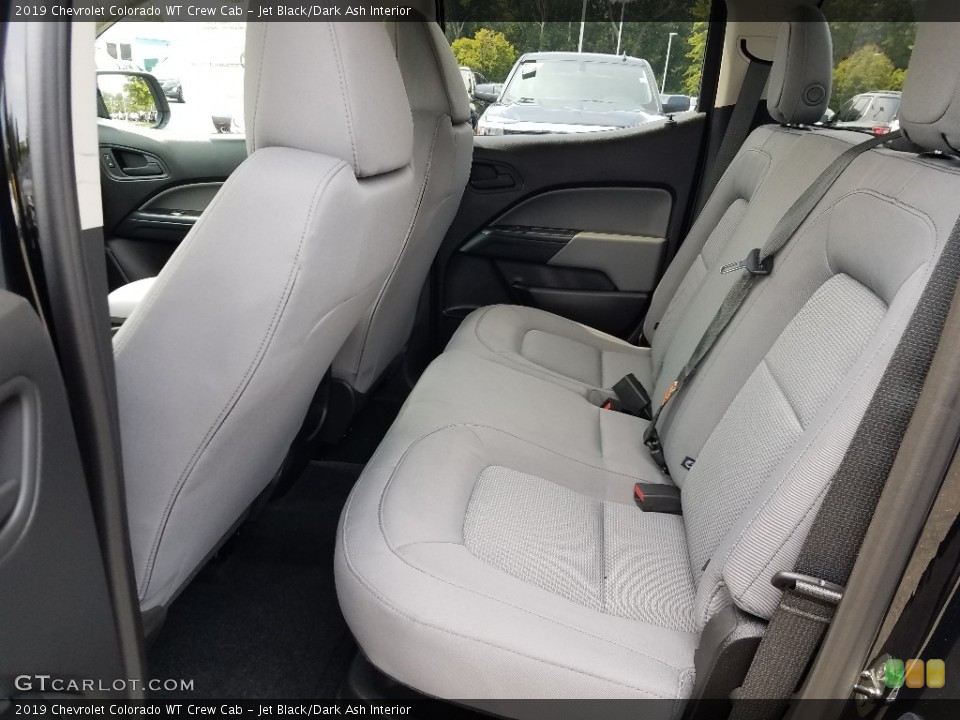 Jet Black/Dark Ash Interior Rear Seat for the 2019 Chevrolet Colorado WT Crew Cab #128675205