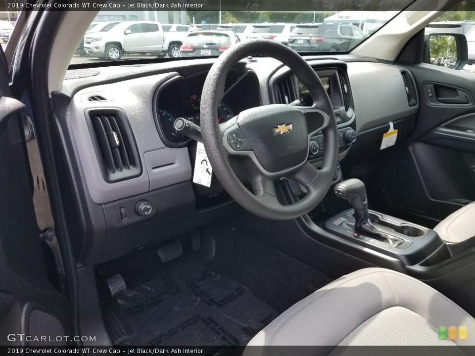 Jet Black/Dark Ash Interior Photo for the 2019 Chevrolet Colorado WT Crew Cab #128675232