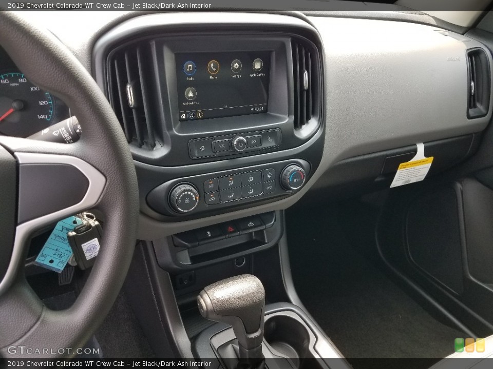 Jet Black/Dark Ash Interior Controls for the 2019 Chevrolet Colorado WT Crew Cab #128675310