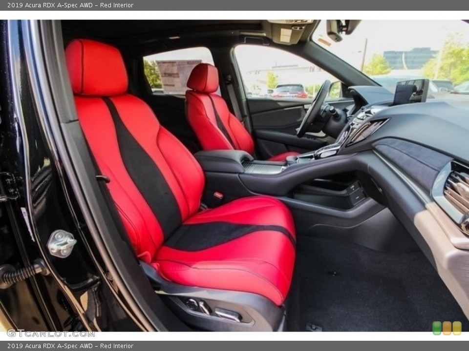 Red Interior Front Seat for the 2019 Acura RDX A-Spec AWD #128675582