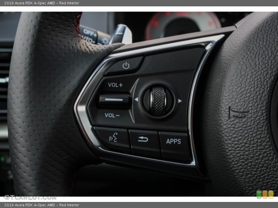 Red Interior Steering Wheel for the 2019 Acura RDX A-Spec AWD #128675767