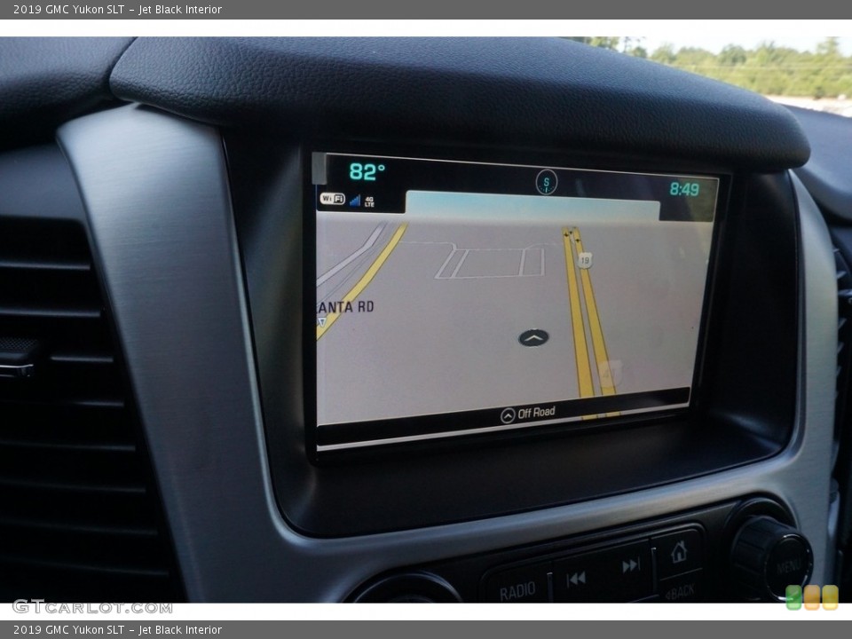 Jet Black Interior Navigation for the 2019 GMC Yukon SLT #128678547
