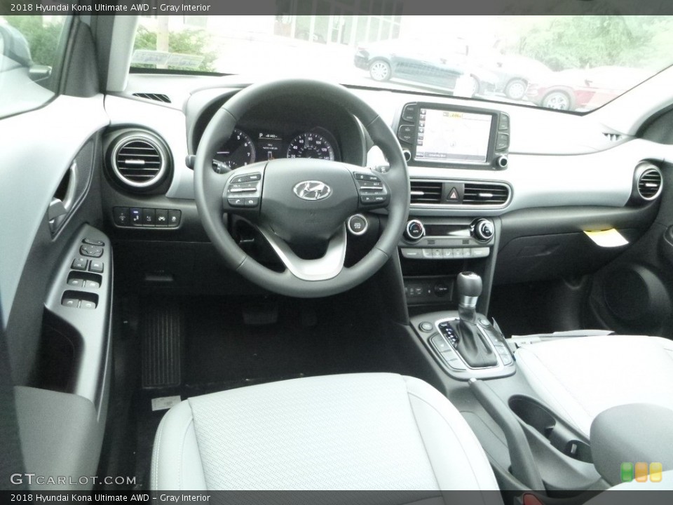 Gray Interior Photo for the 2018 Hyundai Kona Ultimate AWD #128689746