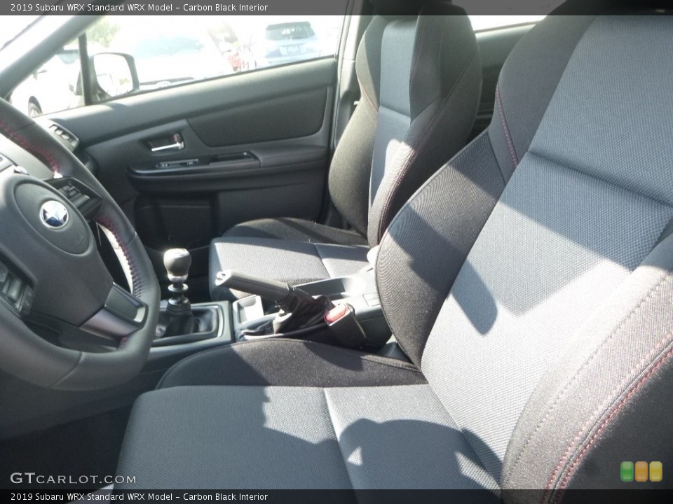 Carbon Black Interior Photo for the 2019 Subaru WRX  #128700130