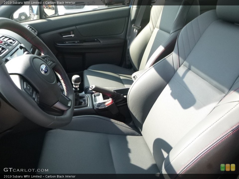 Carbon Black Interior Photo for the 2019 Subaru WRX Limited #128701804