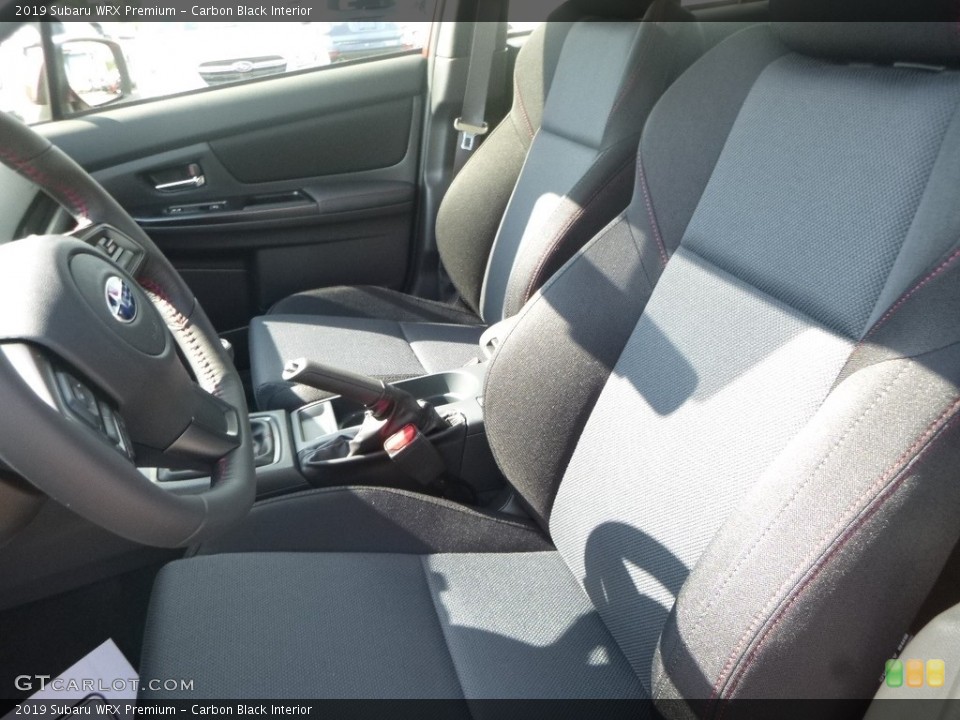 Carbon Black Interior Front Seat for the 2019 Subaru WRX Premium #128702353