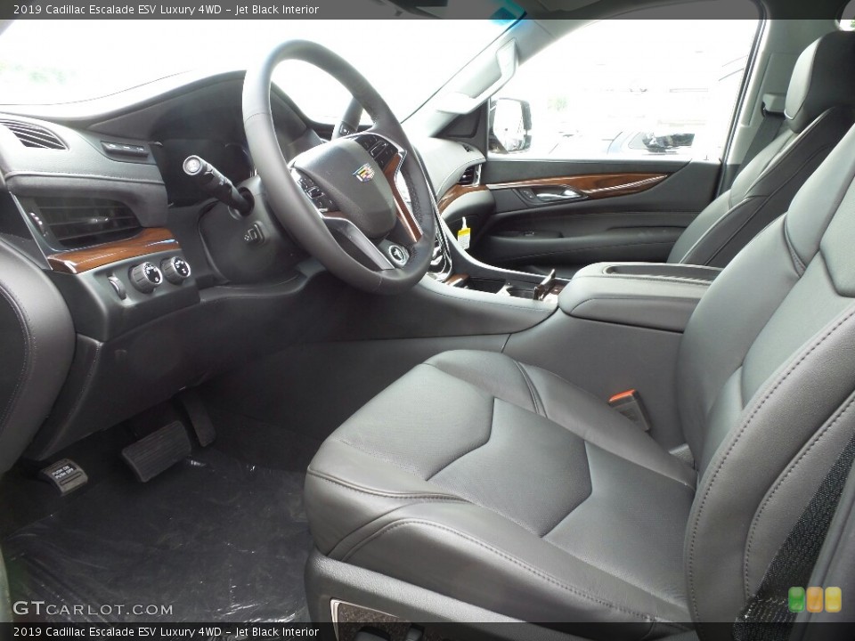 Jet Black Interior Photo for the 2019 Cadillac Escalade ESV Luxury 4WD #128707423