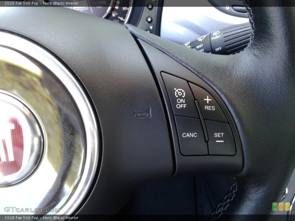 Nero (Black) Interior Steering Wheel for the 2018 Fiat 500 Pop #128715955