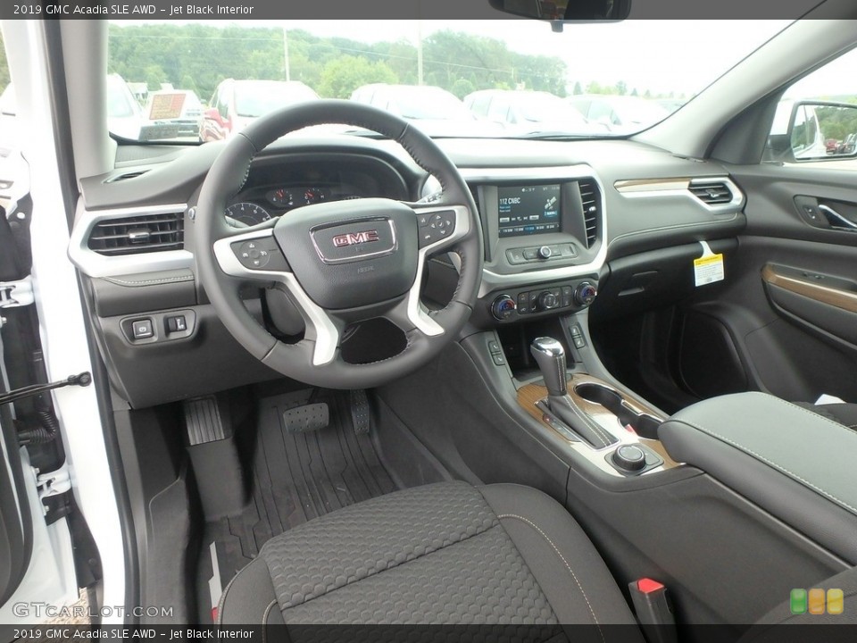 Jet Black Interior Photo for the 2019 GMC Acadia SLE AWD #128716501