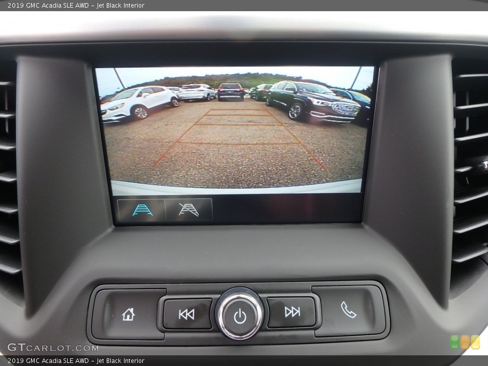 Jet Black Interior Controls for the 2019 GMC Acadia SLE AWD #128716549