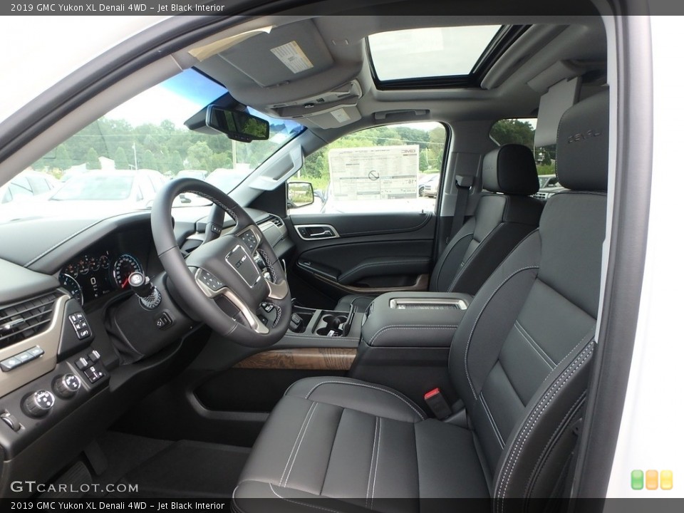 Jet Black Interior Front Seat for the 2019 GMC Yukon XL Denali 4WD #128716645