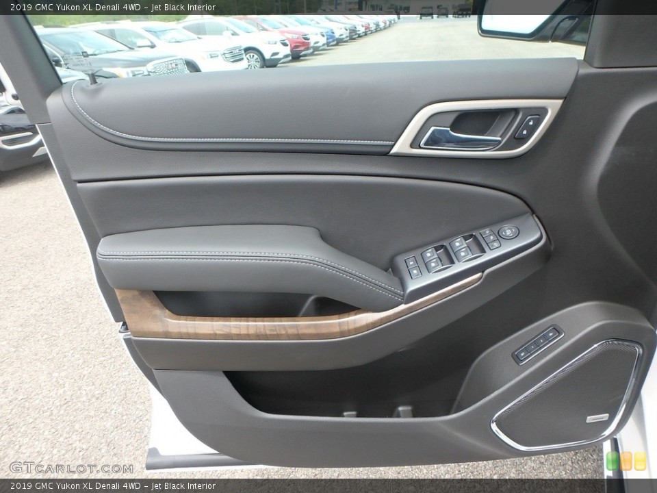 Jet Black Interior Door Panel for the 2019 GMC Yukon XL Denali 4WD #128716678