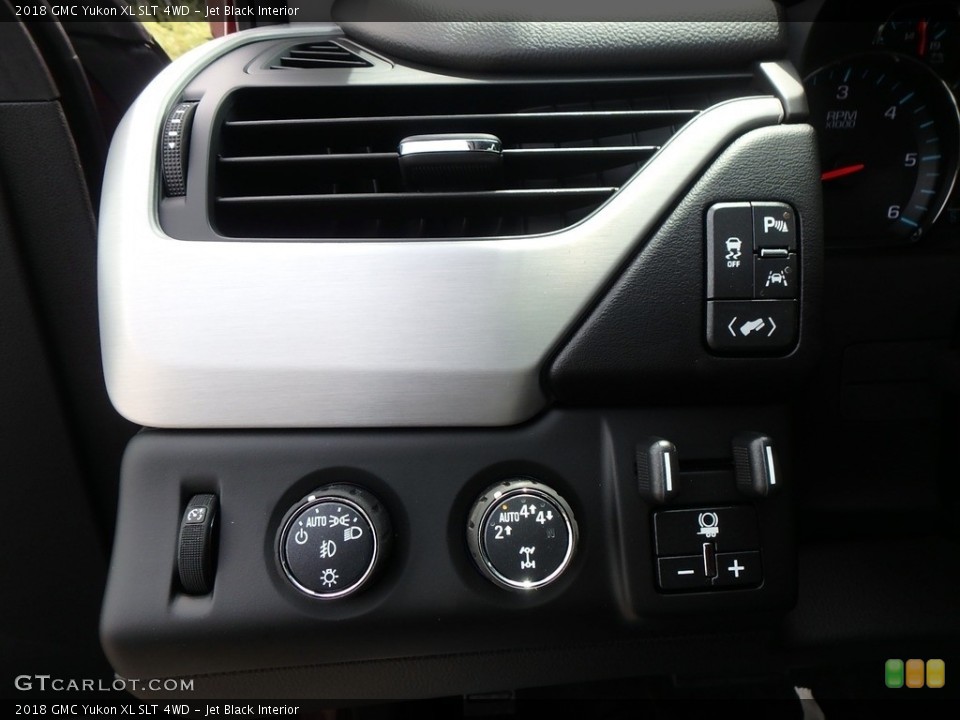 Jet Black Interior Controls for the 2018 GMC Yukon XL SLT 4WD #128716888