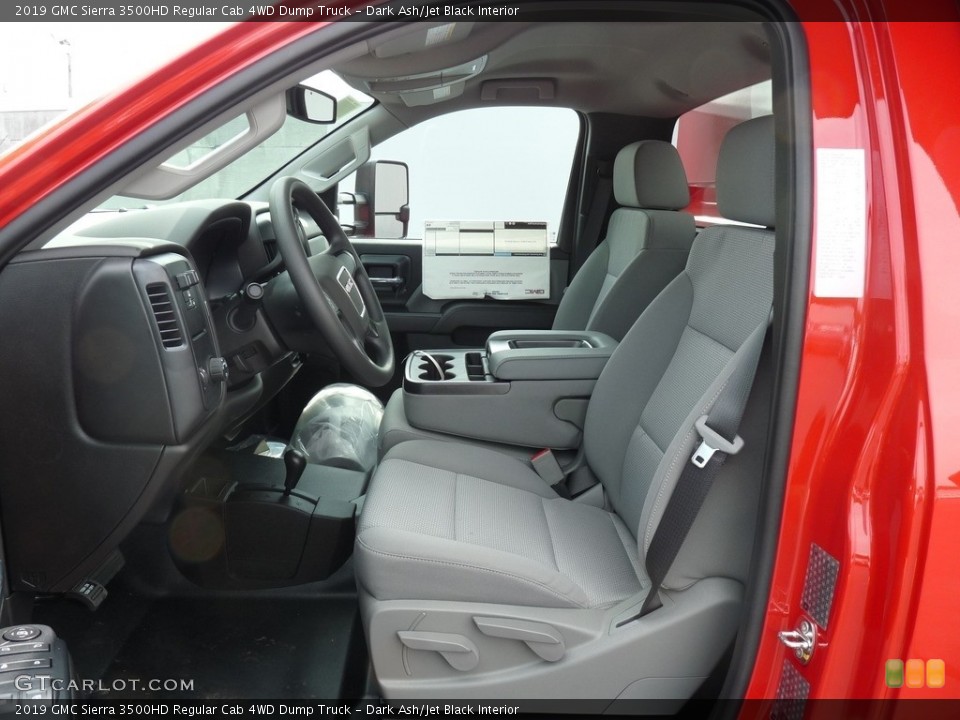 Dark Ash/Jet Black Interior Photo for the 2019 GMC Sierra 3500HD Regular Cab 4WD Dump Truck #128718363