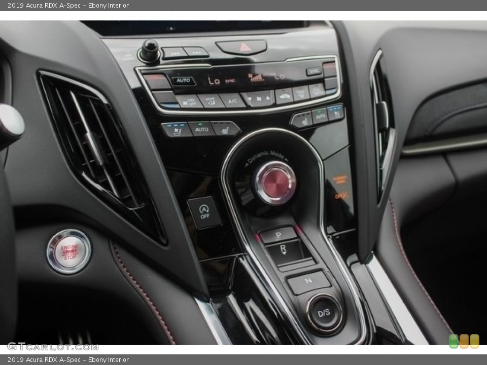 Ebony Interior Controls for the 2019 Acura RDX A-Spec #128731571