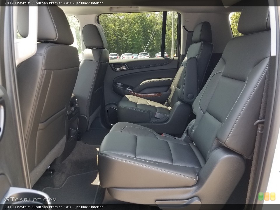 Jet Black Interior Rear Seat for the 2019 Chevrolet Suburban Premier 4WD #128733896