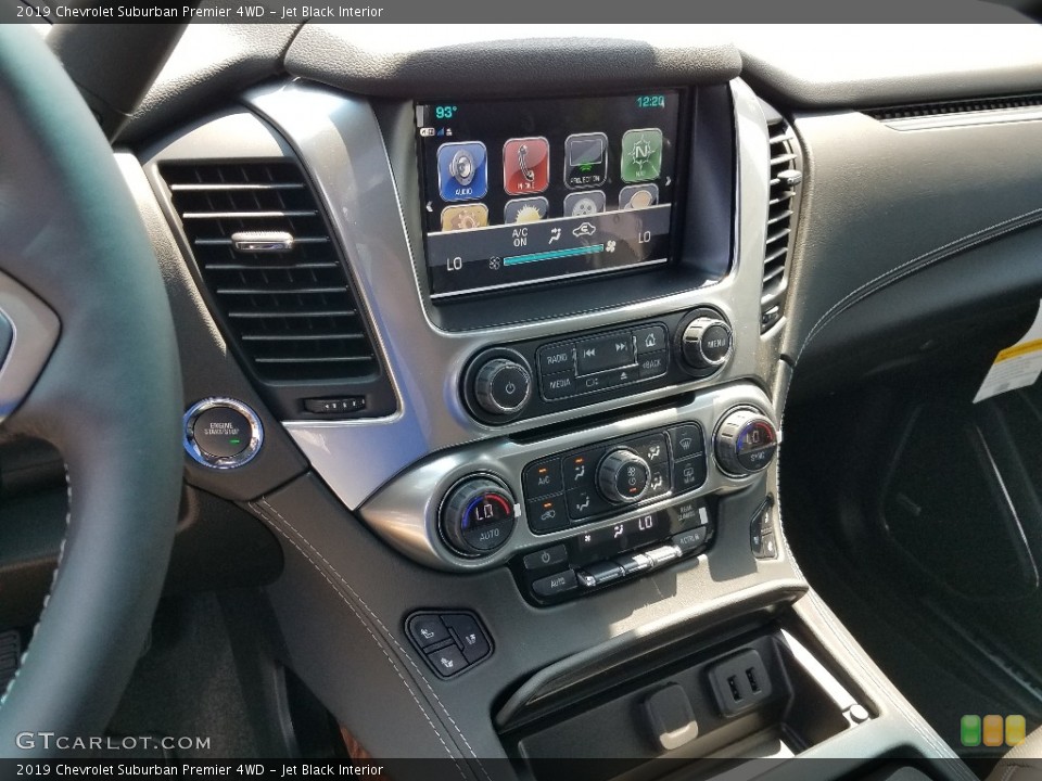 Jet Black Interior Controls for the 2019 Chevrolet Suburban Premier 4WD #128734004