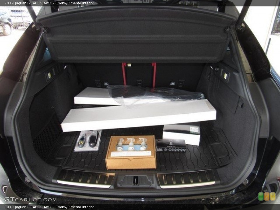 Ebony/Pimento Interior Trunk for the 2019 Jaguar F-PACE S AWD #128735462