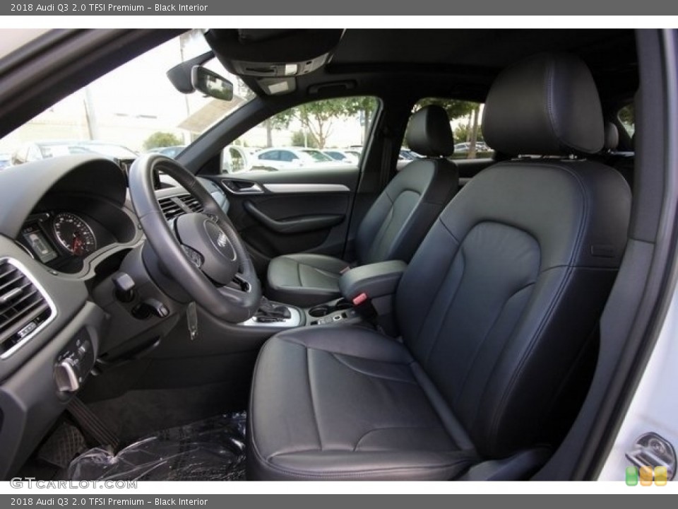 Black Interior Front Seat for the 2018 Audi Q3 2.0 TFSI Premium #128740404