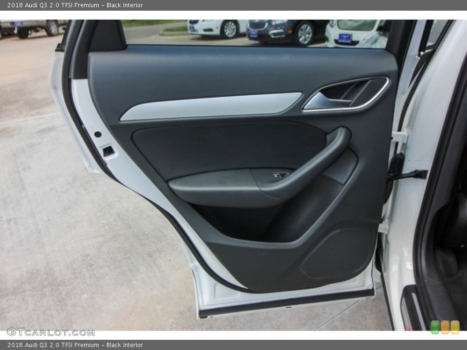 Black Interior Door Panel for the 2018 Audi Q3 2.0 TFSI Premium #128740425