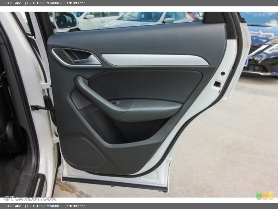 Black Interior Door Panel for the 2018 Audi Q3 2.0 TFSI Premium #128740479