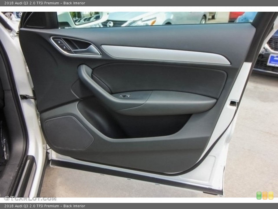 Black Interior Door Panel for the 2018 Audi Q3 2.0 TFSI Premium #128740515