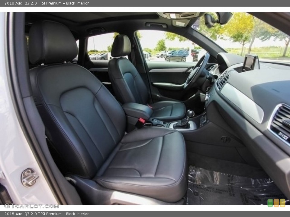Black Interior Front Seat for the 2018 Audi Q3 2.0 TFSI Premium #128740533